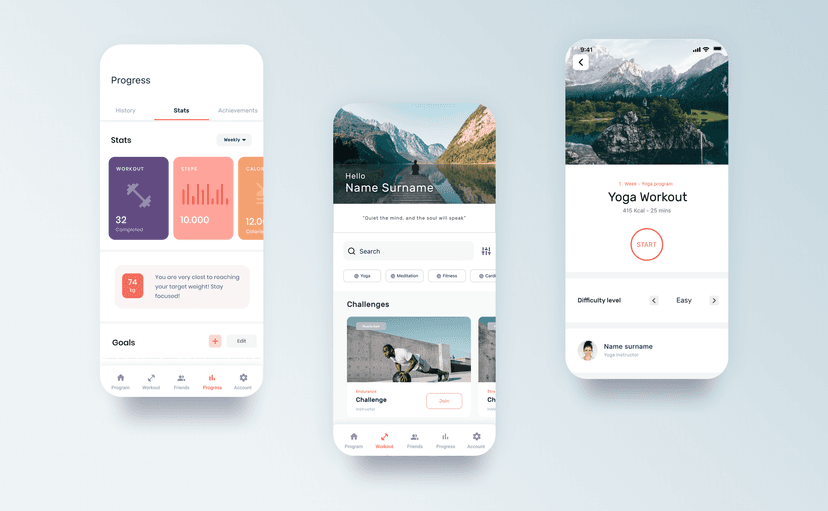 Home Fitness App